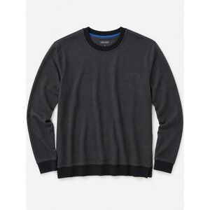 Twillory Men's Performance Sweatshirt Heather Black Athleisure Crewneck- L